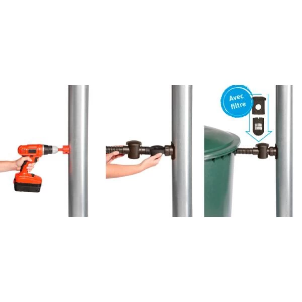 Vulautomaat Regenton Speedy Met Filter - Grijs 3 Vulautomaat Regenton Speedy Met Filter - Grijs - Afbeelding 3