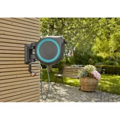 Wandslangenbox GARDENA RollUp Blauw - M/L - 25 M -Tuinplantapparatuur Winkel 1650961902 3 600
