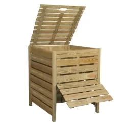 Compostbak Hout 400 L - 80 × 50 × 100 Cm