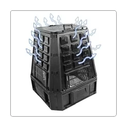 Compostvat Zwart 630 Liter -Tuinplantapparatuur Winkel compostvat zwart 630 liter 1497968887 2 600