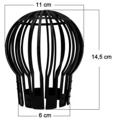 Dakgoot Bladvangers Tegen Verstopte Afvoerpijpen - Set Van 2 Stuks -Tuinplantapparatuur Winkel dakgootbeschermers 1484066306 4 600