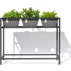 ECOPOTS Berlin Kruidentafel - Grijs 100 X 80 X 36 Cm