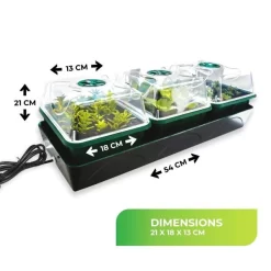 Elektrische Vensterbankkas Met Waterreservoir -Tuinplantapparatuur Winkel elektrische kweekset 1674116048 4 600