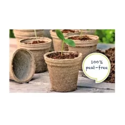 Vezelpotjes Rond 11 Cm - Biologisch Afbreekbaar - Set Van 10 Stuks -Tuinplantapparatuur Winkel kokos potjes rond 11 cm 1519296476 1 600