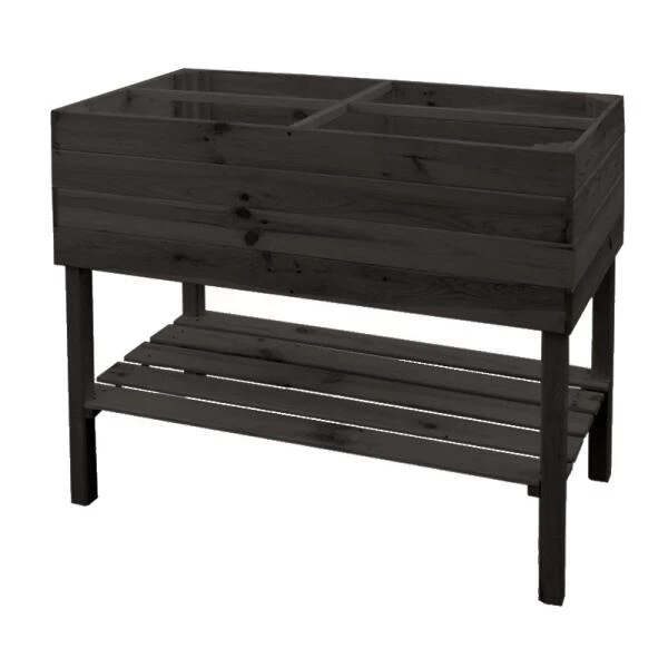 Kweekbak Verhoogd - Antraciet Grijs 100 × 50 × 80 Cm 1 Kweekbak Verhoogd - Antraciet Grijs 100 × 50 × 80 Cm