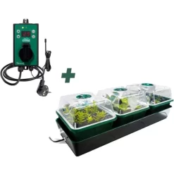 Elektrische Vensterbankkas Met Waterreservoir + Universele Digitale Thermostaat