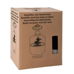 ESSCHERT DESIGN Kweekstolp Glas Op Betonbasis -Tuinplantapparatuur Winkel kweekstolp glas op betonbasis 1628768575 1 600