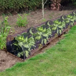 Kweektunnel Met Zwart Gaasnet - 45 × 45 × 300 Cm -Tuinplantapparatuur Winkel kweektunnel met zwart gaasnet 1523605609 1 600