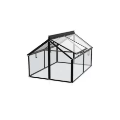 Vitavia Gaia Jumbo Miniserre Aluminium Zwart - 83 × 119 Cm - 0,99 M²