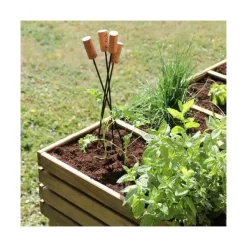 Moestuinbak 108 L Verhoogd - 100 × 60 × 80 Cm -Tuinplantapparatuur Winkel moestuinbak kub verhoogd 1551691988 2 600