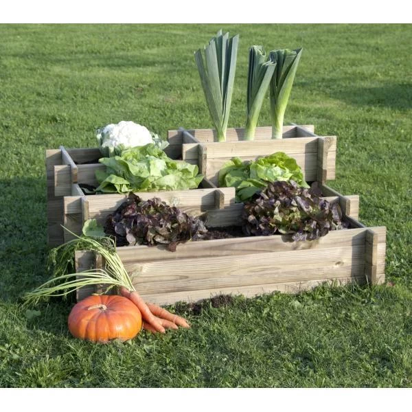 Moestuinbak Angelic Trapvorm - 187 Liter 1 Moestuinbak Angelic Trapvorm - 187 Liter