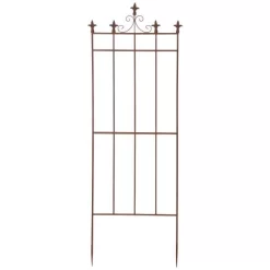 ESSCHERT DESIGN Plantensteun Franse Lelie - Roestiek