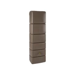 Regenton Muurmodel Slim 650 Liter + Kraan - Taupe