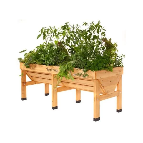 Vegtrug Verhoogde Kweektafel - 180 × 76 × 80 Cm 1 Vegtrug Verhoogde Kweektafel - 180 × 76 × 80 Cm