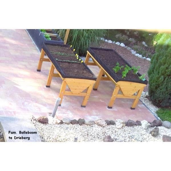 Vegtrug Verhoogde Kweektafel - 180 × 76 × 80 Cm 5 Vegtrug Verhoogde Kweektafel - 180 × 76 × 80 Cm - Afbeelding 5