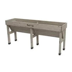 Verhoogde Kweektafel Muurmodel Grijs - 180 × 46 × 80 Cm -Tuinplantapparatuur Winkel vegtrug muurmodel 180 cm grijs 1540753223 1 600