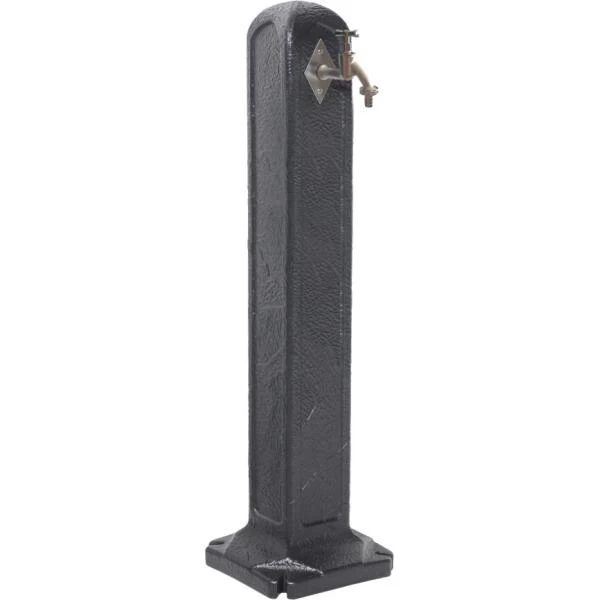 Waterzuil Met Kraan En Aansluiting - Zwart 1 Waterzuil Met Kraan En Aansluiting - Zwart