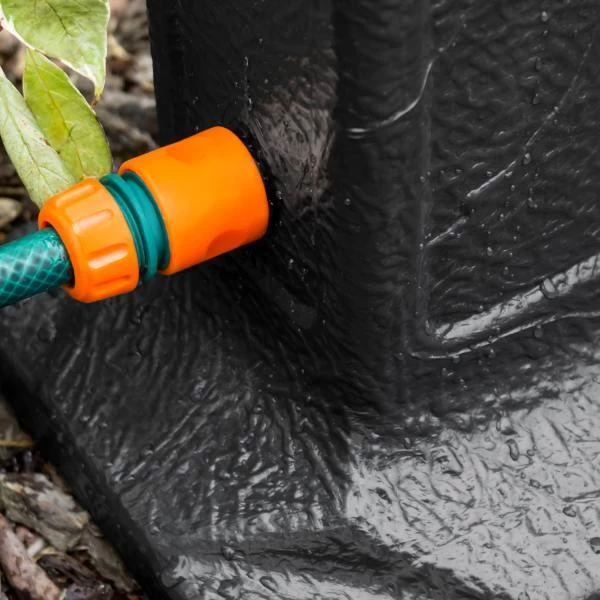 Waterzuil Met Kraan En Aansluiting - Zwart 2 Waterzuil Met Kraan En Aansluiting - Zwart - Afbeelding 2