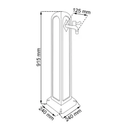 Waterzuil Met Kraan En Aansluiting - Zwart 11 Waterzuil Met Kraan En Aansluiting - Zwart -Tuinplantapparatuur Winkel waterzuil zwart 1549709948 4 600