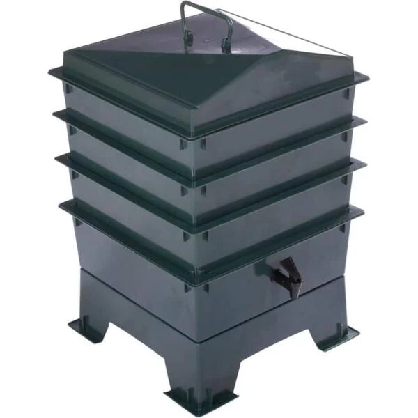 Wormenbak - 4 Laden Groen 1 Wormenbak - 4 Laden Groen