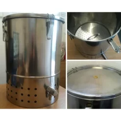 Wormenbak RVS - Indoor 30 Liter -Tuinplantapparatuur Winkel wormenbak rvs indoor 30 liter 1509975095 4 600